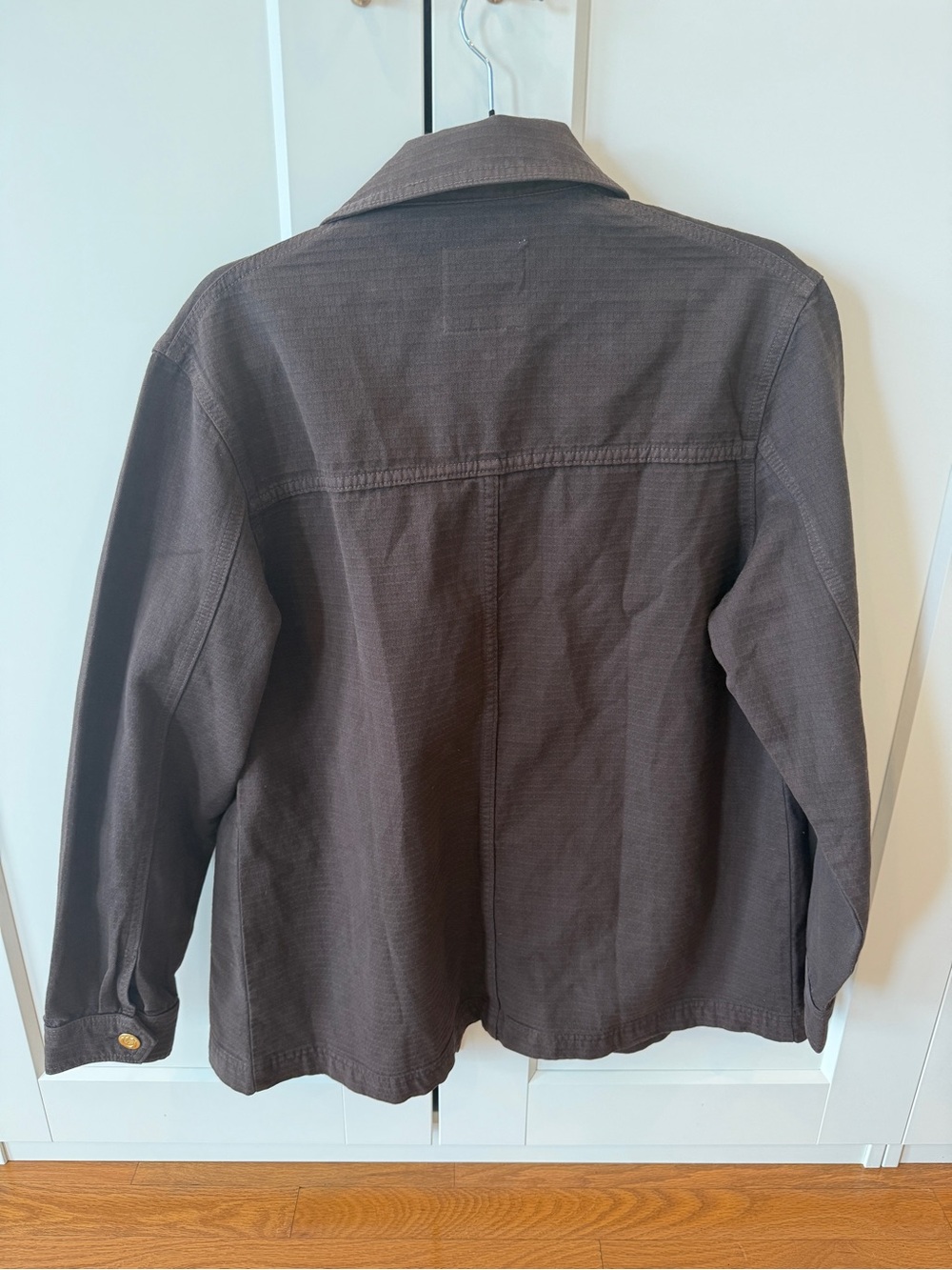 Big Bud Press Brown Oversized Cotton Jacket - Picture 5 of 7